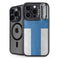 Finland Flag Distressed iPhone 15 Pro Kickstand Case